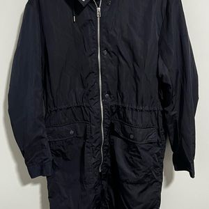 Long windbreaker jacket